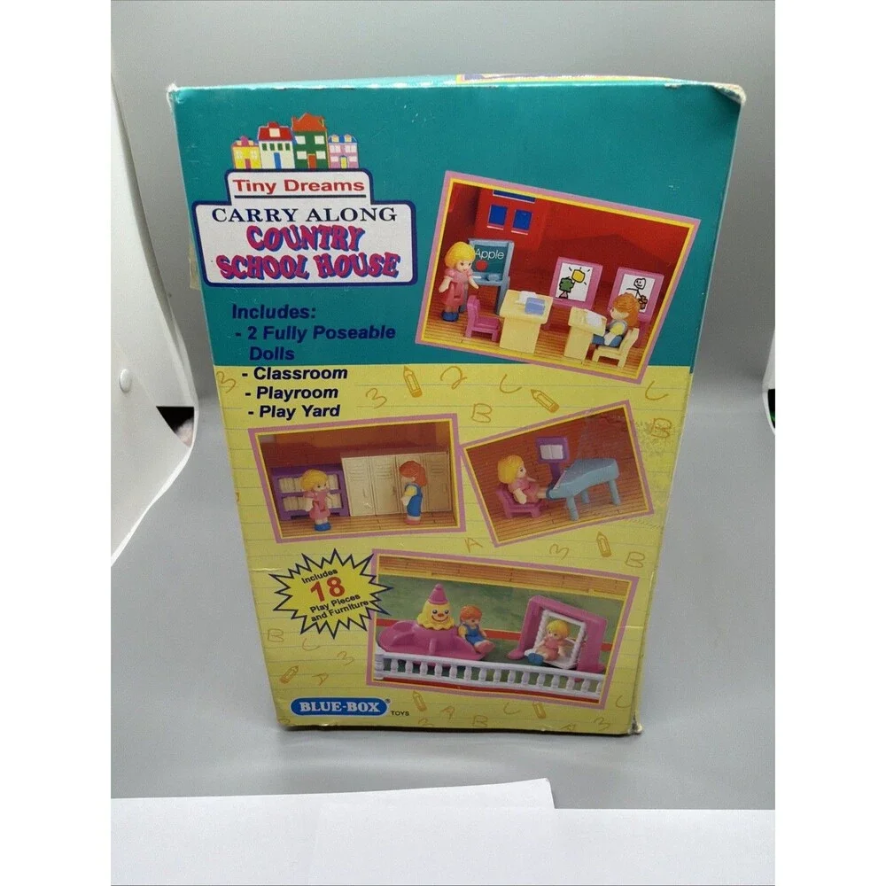 Blue Box Toys Tiny Dreams Mini Doll House Playset for Polly Pocket
